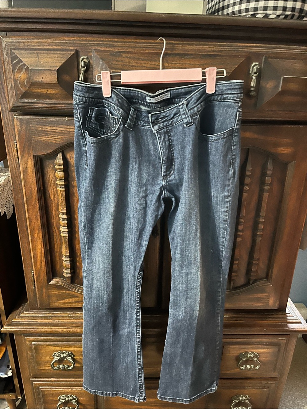 Lee Women’s Dark Straight-Leg Jeans